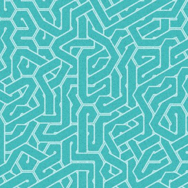 Renkli fayanslar, pürüzsüz rastgele birbirine bağlı dalgalı çizgiler deseni, bağlantı sanatı arkaplan tasarımı çizimi  