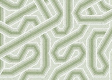 Renkli fayanslar, pürüzsüz rastgele birbirine bağlı dalgalı çizgiler deseni, bağlantı sanatı arkaplan tasarımı çizimi  