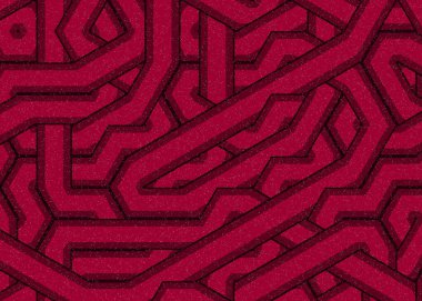 Renkli fayanslar, pürüzsüz rastgele birbirine bağlı dalgalı çizgiler deseni, bağlantı sanatı arkaplan tasarımı çizimi  