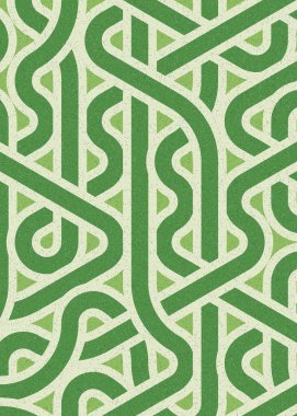 Renkli fayanslar, pürüzsüz rastgele birbirine bağlı dalgalı çizgiler deseni, bağlantı sanatı arkaplan tasarımı çizimi  