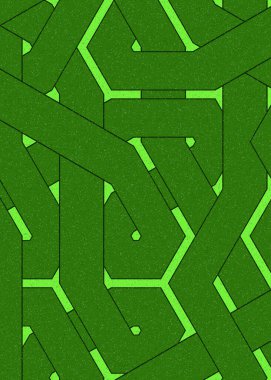 Renkli fayanslar, pürüzsüz rastgele birbirine bağlı dalgalı çizgiler deseni, bağlantı sanatı arkaplan tasarımı çizimi  