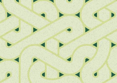 Renkli fayanslar, pürüzsüz rastgele birbirine bağlı dalgalı çizgiler deseni, bağlantı sanatı arkaplan tasarımı çizimi  