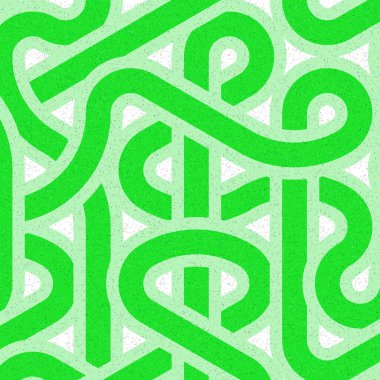 Renkli fayanslar, pürüzsüz rastgele birbirine bağlı dalgalı çizgiler deseni, bağlantı sanatı arkaplan tasarımı çizimi  