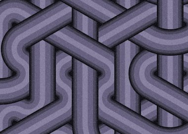 Renkli fayanslar, pürüzsüz rastgele birbirine bağlı dalgalı çizgiler deseni, bağlantı sanatı arkaplan tasarımı çizimi  