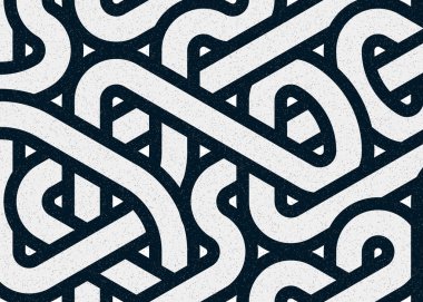 Renkli fayanslar, pürüzsüz rastgele birbirine bağlı dalgalı çizgiler deseni, bağlantı sanatı arkaplan tasarımı çizimi  