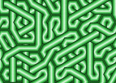 Renkli fayanslar, pürüzsüz rastgele birbirine bağlı dalgalı çizgiler deseni, bağlantı sanatı arkaplan tasarımı çizimi  