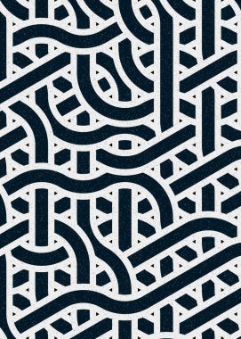 Renkli fayanslar, pürüzsüz rastgele birbirine bağlı dalgalı çizgiler deseni, bağlantı sanatı arkaplan tasarımı çizimi  