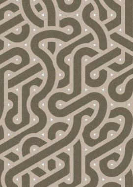 Renkli fayanslar, pürüzsüz rastgele birbirine bağlı dalgalı çizgiler deseni, bağlantı sanatı arkaplan tasarımı çizimi  