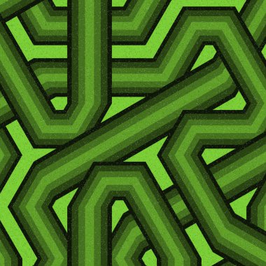 Renkli fayanslar, pürüzsüz rastgele birbirine bağlı dalgalı çizgiler deseni, bağlantı sanatı arkaplan tasarımı çizimi  