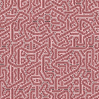 Renkli fayanslar, pürüzsüz rastgele birbirine bağlı dalgalı çizgiler deseni, bağlantı sanatı arkaplan tasarımı çizimi  