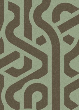 Renkli fayanslar, pürüzsüz rastgele birbirine bağlı dalgalı çizgiler deseni, bağlantı sanatı arkaplan tasarımı çizimi  