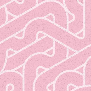 Renkli fayanslar, pürüzsüz rastgele birbirine bağlı dalgalı çizgiler deseni, bağlantı sanatı arkaplan tasarımı çizimi  