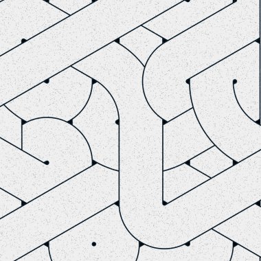 Renkli fayanslar, pürüzsüz rastgele birbirine bağlı dalgalı çizgiler deseni, bağlantı sanatı arkaplan tasarımı çizimi  