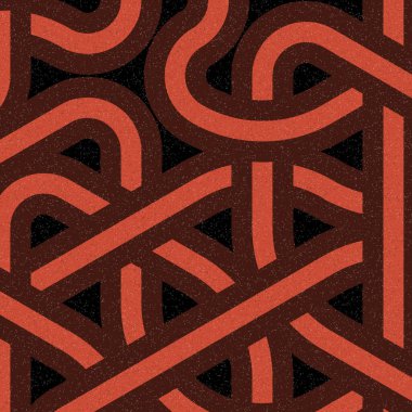 Renkli fayanslar, pürüzsüz rastgele birbirine bağlı dalgalı çizgiler deseni, bağlantı sanatı arkaplan tasarımı çizimi  