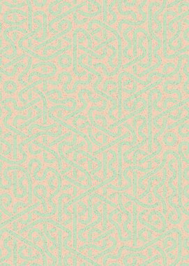 Renkli fayanslar, pürüzsüz rastgele birbirine bağlı dalgalı çizgiler deseni, bağlantı sanatı arkaplan tasarımı çizimi  