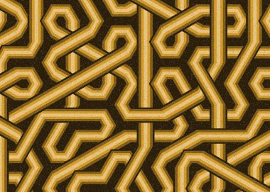 Renkli fayanslar, pürüzsüz rastgele birbirine bağlı dalgalı çizgiler deseni, bağlantı sanatı arkaplan tasarımı çizimi  