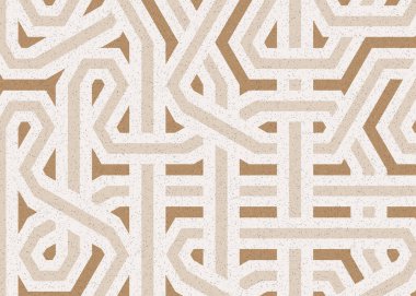 Renkli fayanslar, pürüzsüz rastgele birbirine bağlı dalgalı çizgiler deseni, bağlantı sanatı arkaplan tasarımı çizimi  