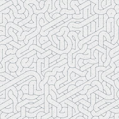 Renkli fayanslar, pürüzsüz rastgele birbirine bağlı dalgalı çizgiler deseni, bağlantı sanatı arkaplan tasarımı çizimi  