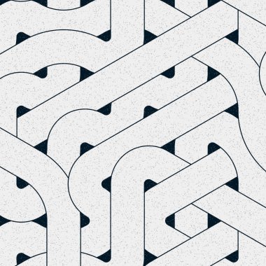 Renkli fayanslar, pürüzsüz rastgele birbirine bağlı dalgalı çizgiler deseni, bağlantı sanatı arkaplan tasarımı çizimi  