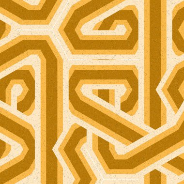 Renkli fayans, kusursuz rastgele dokuma çizgileri deseni, bağlantı sanatı arkaplan tasarımı illüstrasyonu  