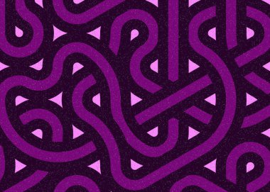 Renkli fayanslar, pürüzsüz rastgele birbirine bağlı dalgalı çizgiler deseni, bağlantı sanatı arkaplan tasarımı çizimi  