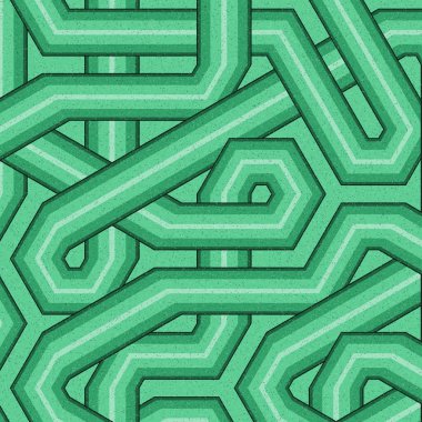 Renkli fayanslar, pürüzsüz rastgele birbirine bağlı dalgalı çizgiler deseni, bağlantı sanatı arkaplan tasarımı çizimi  