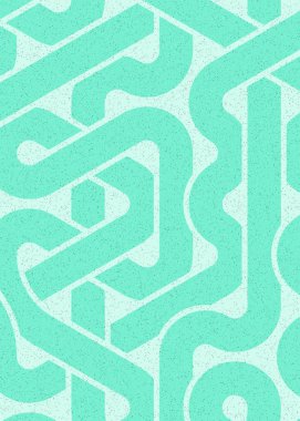 Renkli fayanslar, pürüzsüz rastgele birbirine bağlı dalgalı çizgiler deseni, bağlantı sanatı arkaplan tasarımı çizimi  