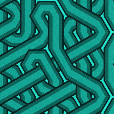 Renkli fayanslar, pürüzsüz rastgele birbirine bağlı dalgalı çizgiler deseni, bağlantı sanatı arkaplan tasarımı çizimi  