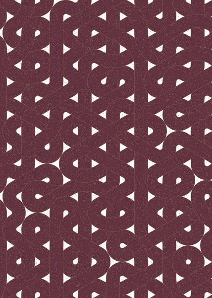 Tuile Colorée Avec Sans Couture Entrelacement Aléatoire Ondulé Lignes Motif — Image vectorielle