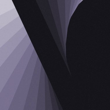 monokrom rastgele geçiş çizgileri üretken sanat tarzı renkli logo illüstrasyonu