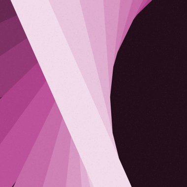 monokrom rastgele geçiş çizgileri üretken sanat tarzı renkli logo illüstrasyonu