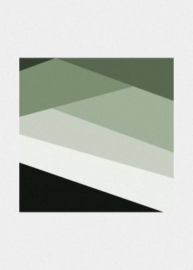 monokrom rastgele geçiş çizgileri üretken sanat tarzı renkli logo illüstrasyonu