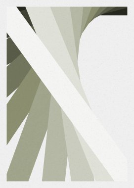 monokrom rastgele geçiş çizgileri üretken sanat tarzı renkli logo illüstrasyonu