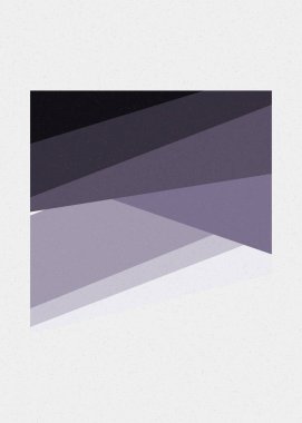 monokrom rastgele geçiş çizgileri üretken sanat tarzı renkli logo illüstrasyonu