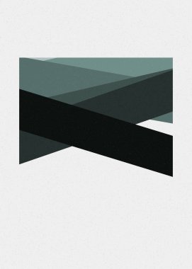 monokrom rastgele geçiş çizgileri üretken sanat tarzı renkli logo illüstrasyonu