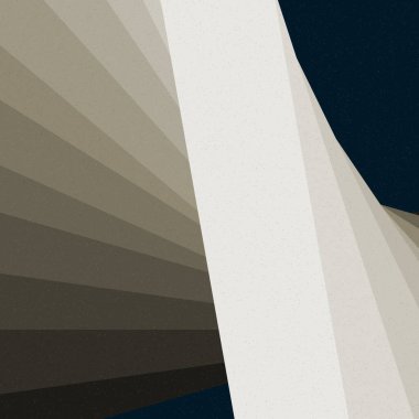 monokrom rastgele geçiş çizgileri üretken sanat tarzı renkli logo illüstrasyonu