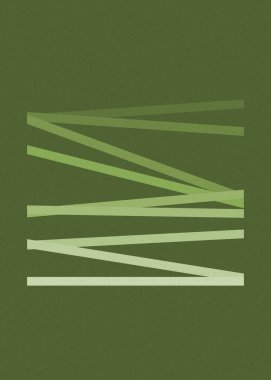 monokrom rastgele geçiş çizgileri üretken sanat tarzı renkli logo illüstrasyonu