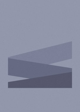 monokrom rastgele geçiş çizgileri üretken sanat tarzı renkli logo illüstrasyonu