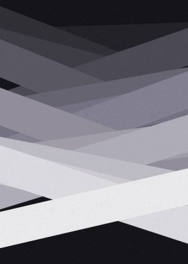 monokrom rastgele geçiş çizgileri üretken sanat tarzı renkli logo illüstrasyonu