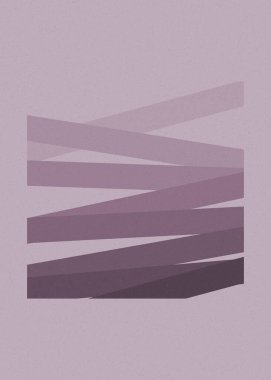 monokrom rastgele geçiş çizgileri üretken sanat tarzı renkli logo illüstrasyonu 