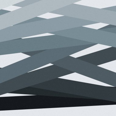 monokrom rastgele geçiş çizgileri üretken sanat tarzı renkli logo illüstrasyonu