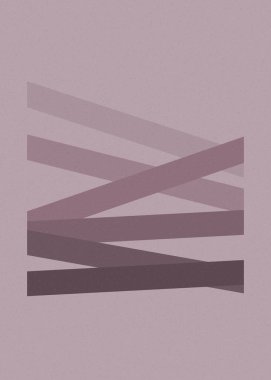 monokrom rastgele geçiş çizgileri üretken sanat tarzı renkli logo illüstrasyonu 