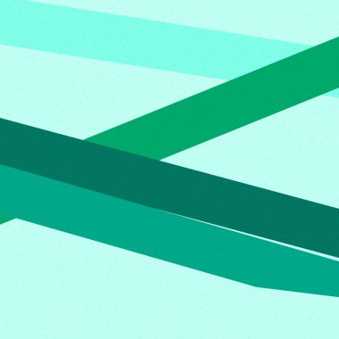 Yeşim Yeşil Çizgileri Geçen Üretici Sanat Biçimi Renkli illüstrasyon