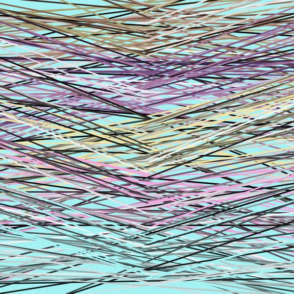 Blue Ice Farbe Crossing Lines Generativeart Style Bunte Illustration — Stockvektor