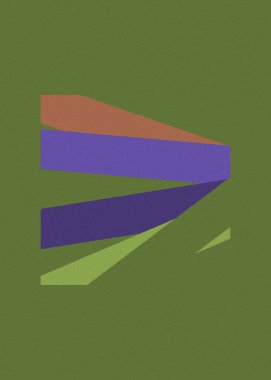 Amber Brown renk kesişen çizgiler üretici sanat tarzı renkli illüstrasyon