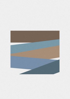 Solmuş Denim rengi Çizgileri aşma Üretici sanat tarzı renkli illüstrasyon