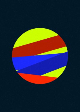 Yeşil Kireç Çizgileri Aşan Üretken Sanat Biçimi Renkli Çizimler