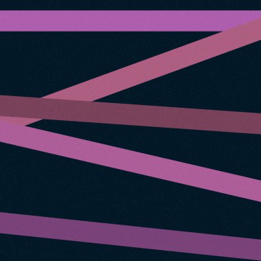 Radyasyon Orkidesi rengi çizgileri keserek üretken sanat biçimi renkli illüstrasyon