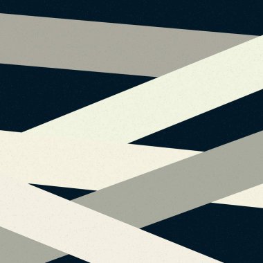 Ecru renk kesişen çizgiler üretken sanat stili renkli illüstrasyon