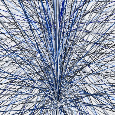 Refleks Mavi Renk Çizgileri Aşan Üretici Sanat Biçimi Renkli Çizim